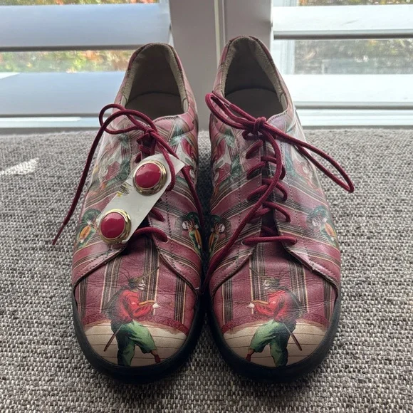 Vintage ICON Multicolor Patterned Women's Sneakers - Picture 10 of 10